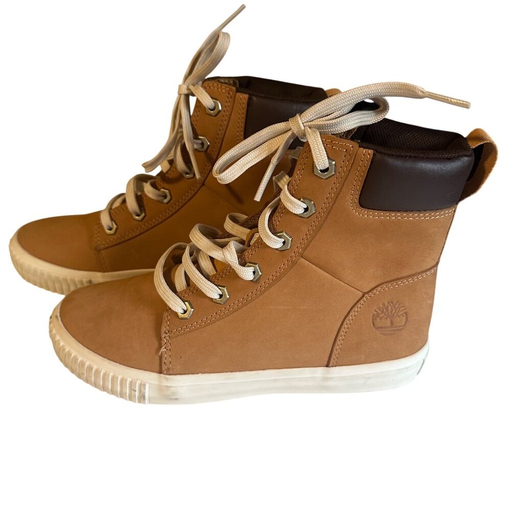 Timberland Rebotl brown leather boots size 6